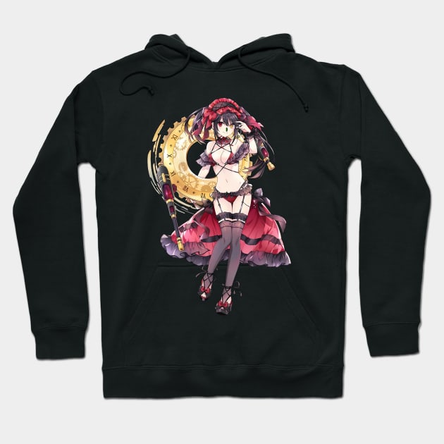 Tokisaki Kurumi Date A Live Hoodie by ZarenBeck